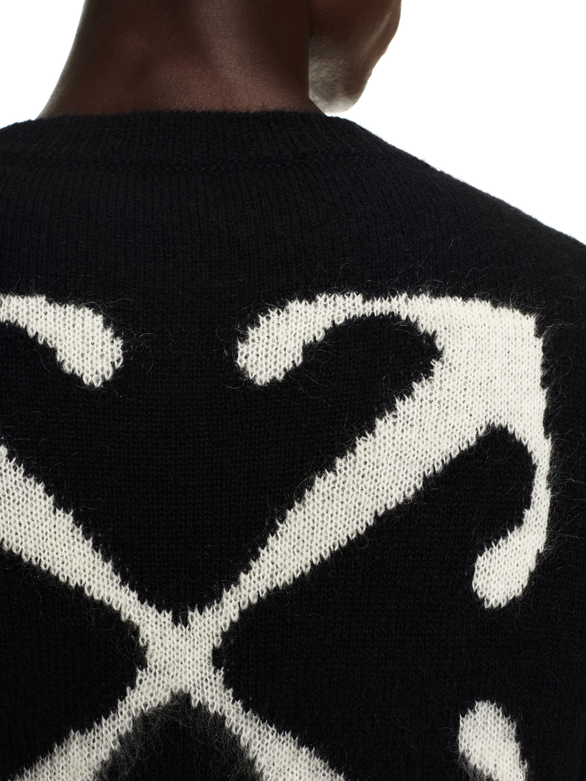 Mohair Arrow Knit Crewneck - 5