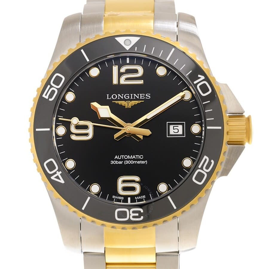 Longines HydroConquest Automatic Black Dial Men's Watch L37823567 - 2