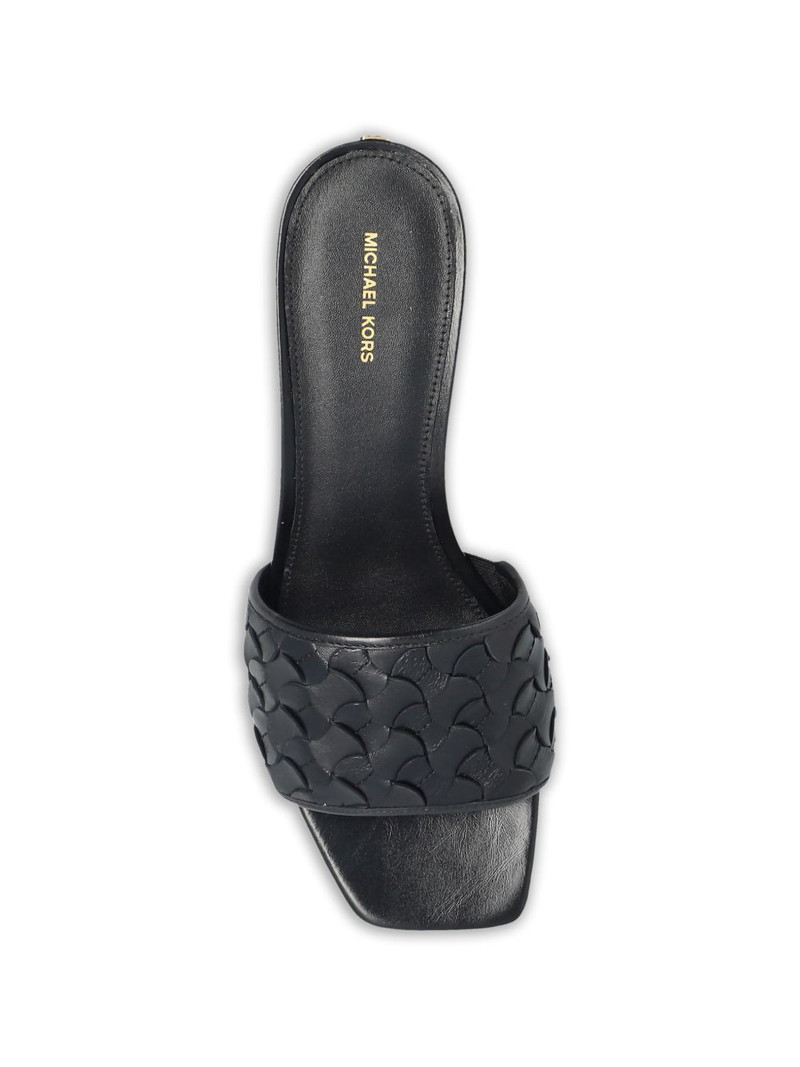 Elyse calf leather heeled pumps 3