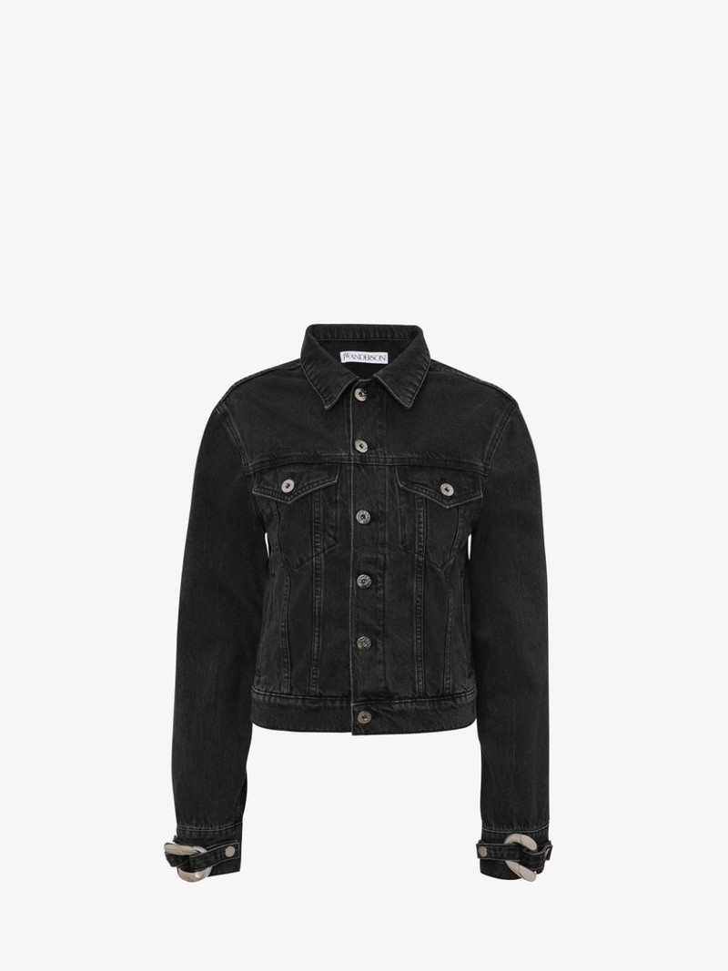 CHAIN LINK DENIM TRUCKER JACKET 1