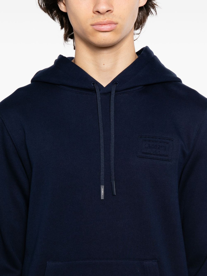 logo-embroidered hoodie 5