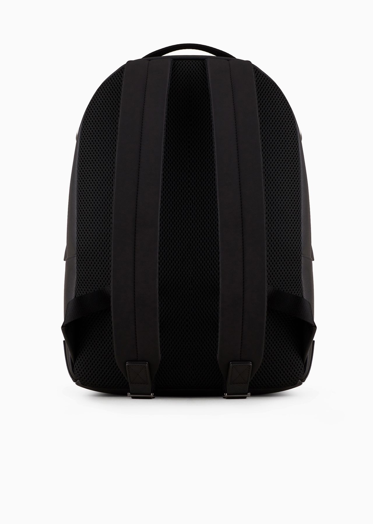 ASV recycled nylon and regenerated Saffiano rounded backpack - 3