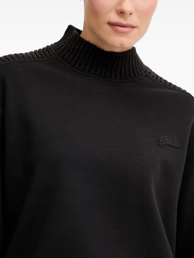 knitted high-neck sweatshirt 5