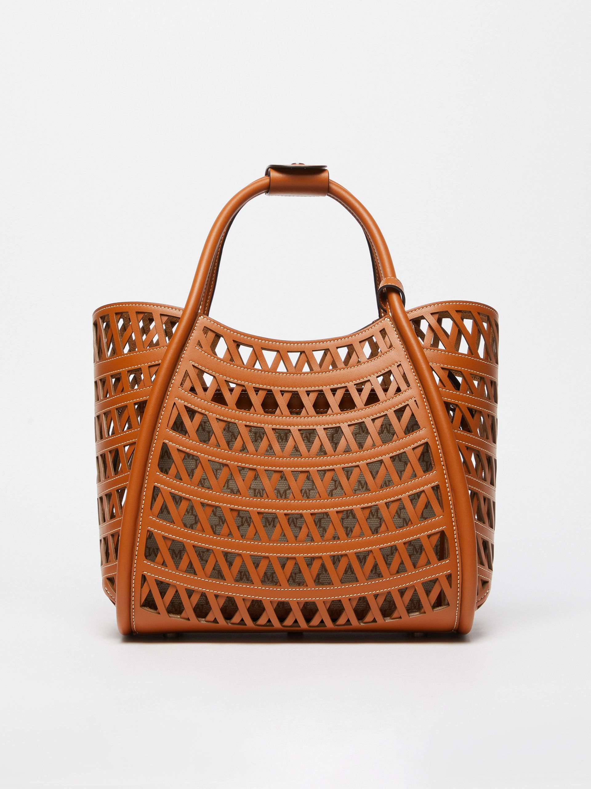 MARINESWEAVING Woven leather small Marine bag - 3