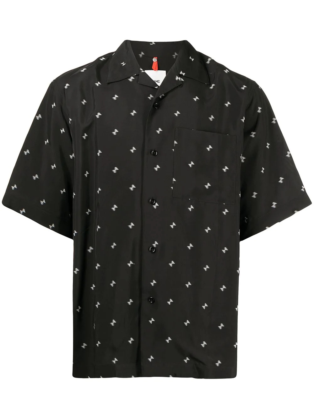 triangle-print shirt - 1