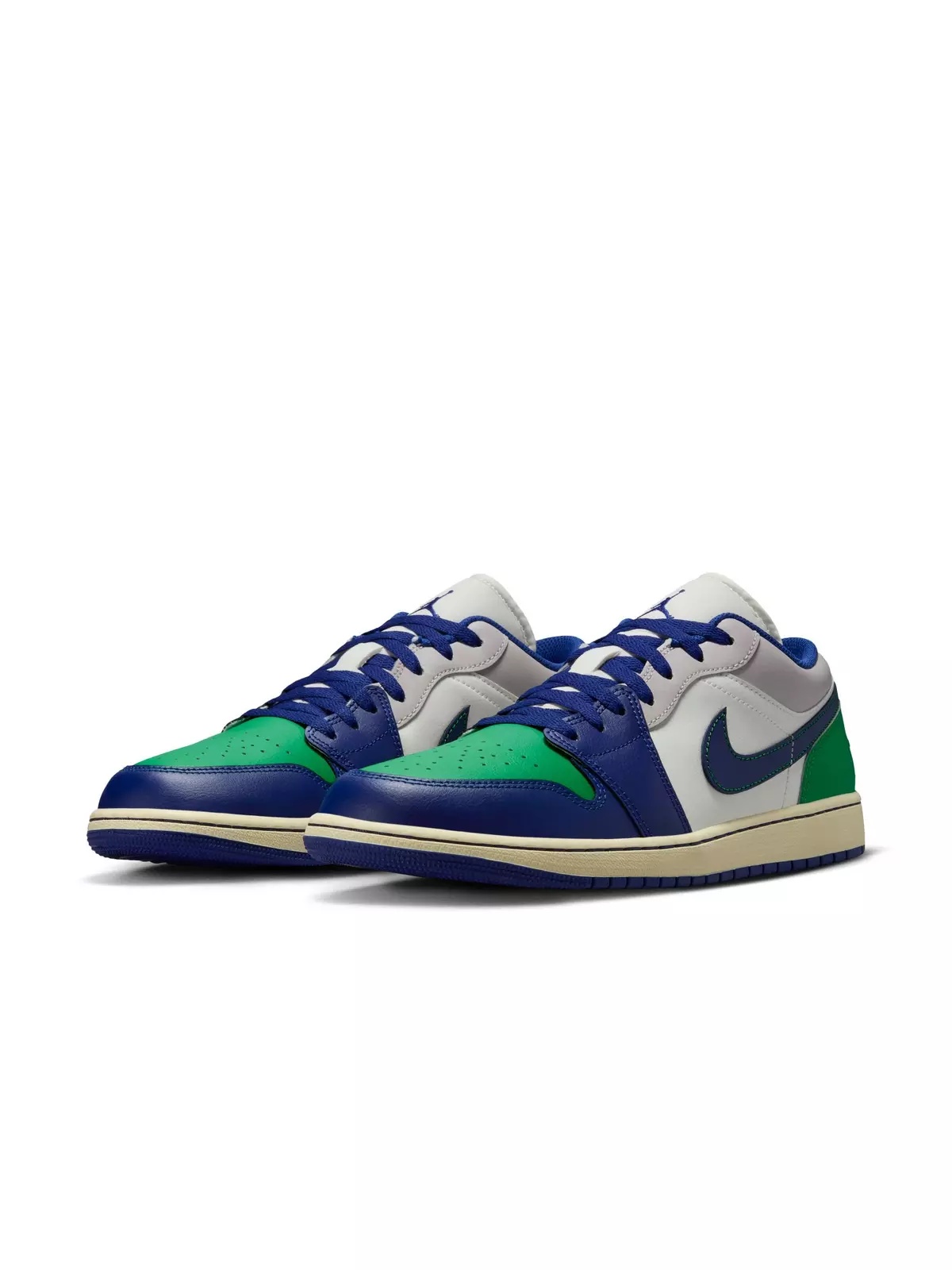 1 Low "Sail/Deep Royal Blue/Stadium Green" Men's Shoe - 5