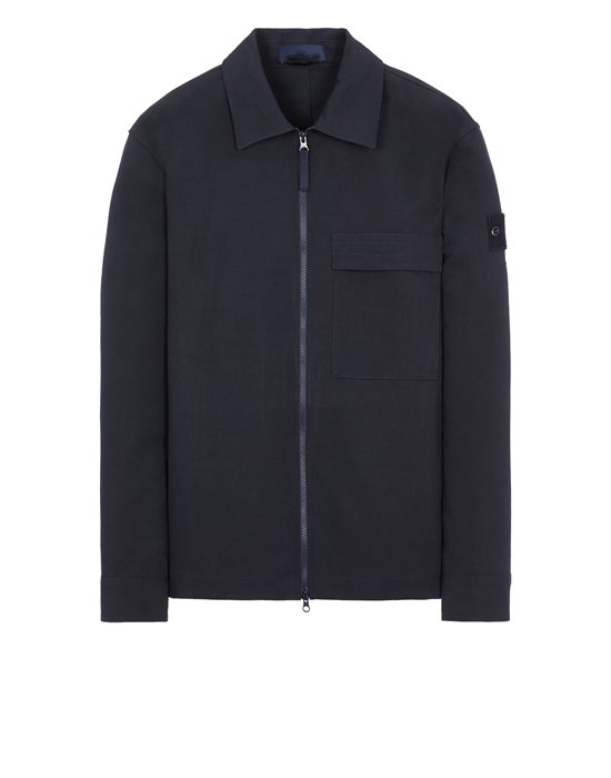 Stone Island 115F2 STONE ISLAND GHOST PIECE GABARDINE DOPPIO BLUE REVERSIBLE