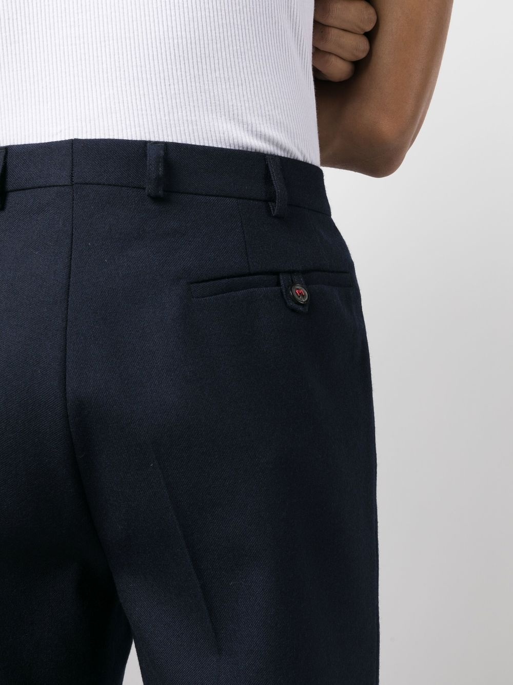 straight-leg tailored trousers - 5