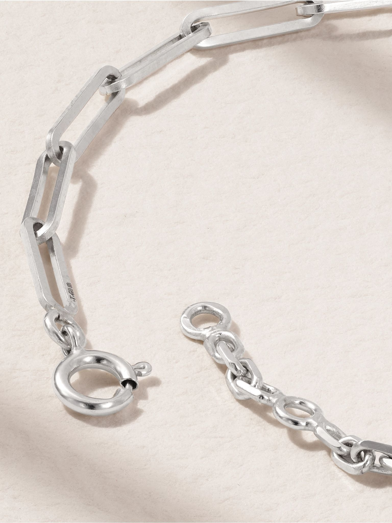 18-karat white gold diamond bracelet Silver - 3