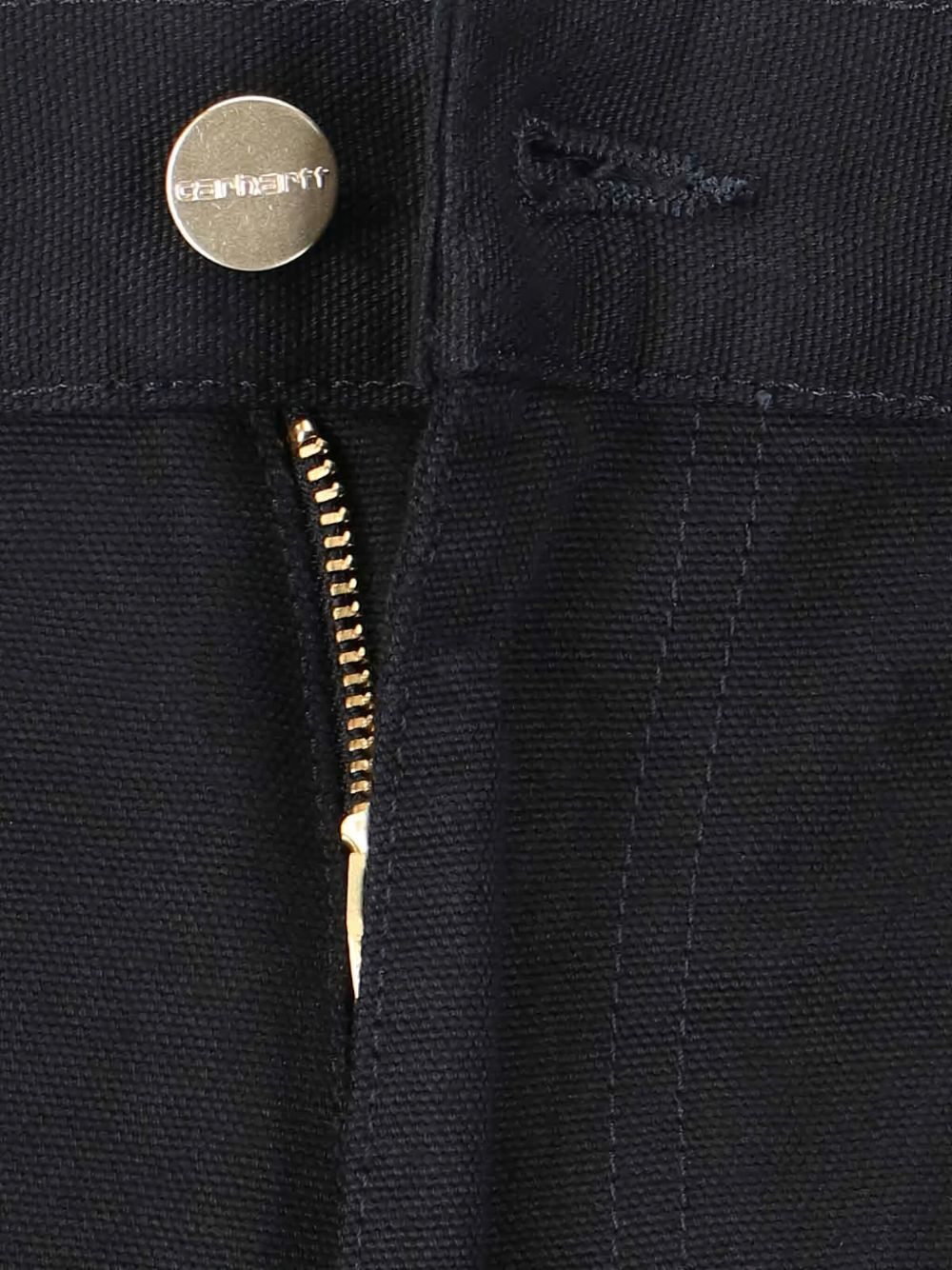 double knee logo patch jeans - 5