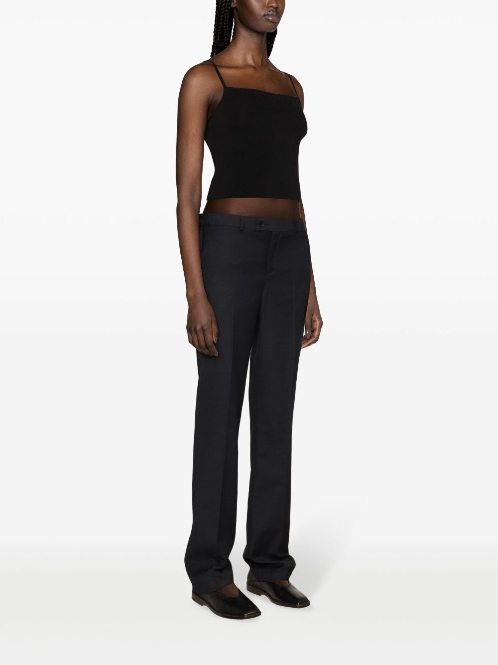 square-neck tank top - 3