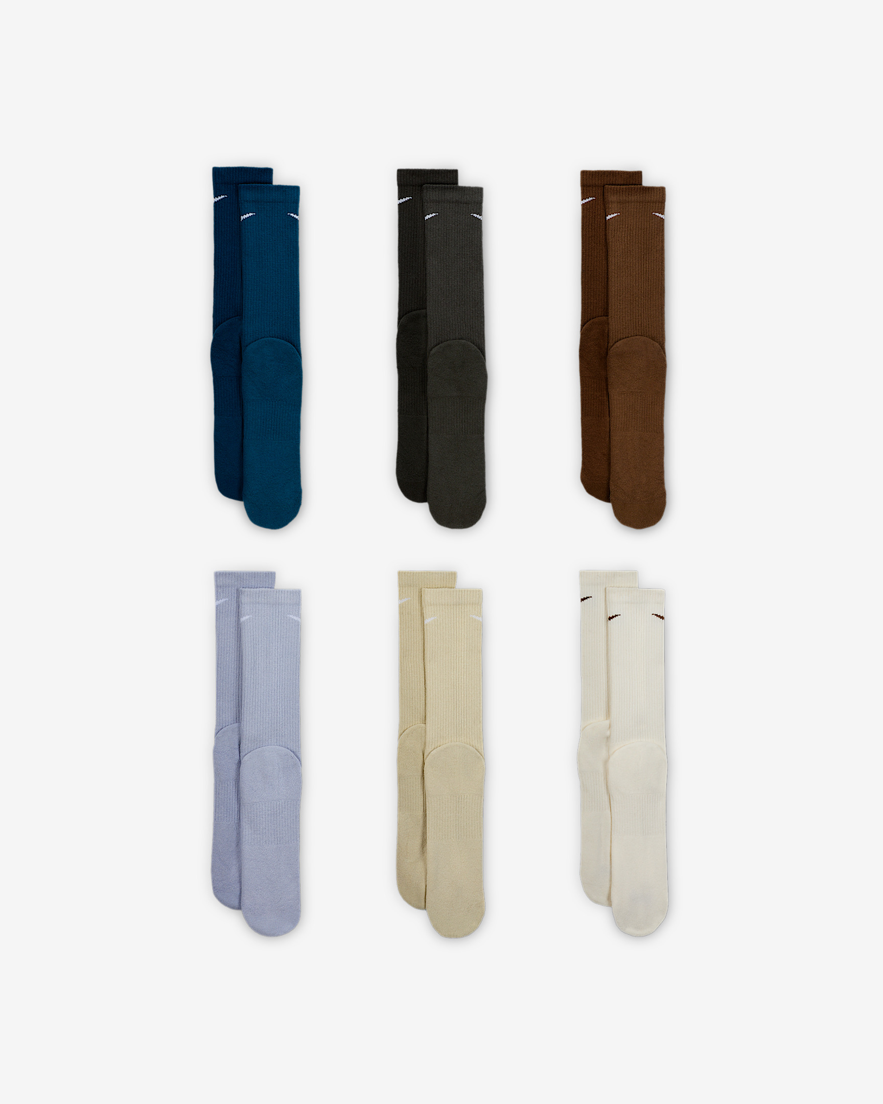 Nike Everyday Plus Cushioned Training Crew Socks (6 Pairs) - 3