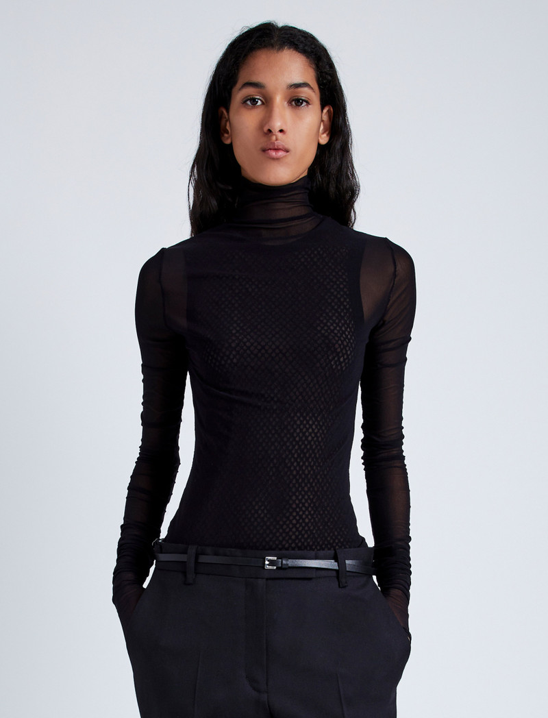 Rio Top in Printed Tulle Jersey 2