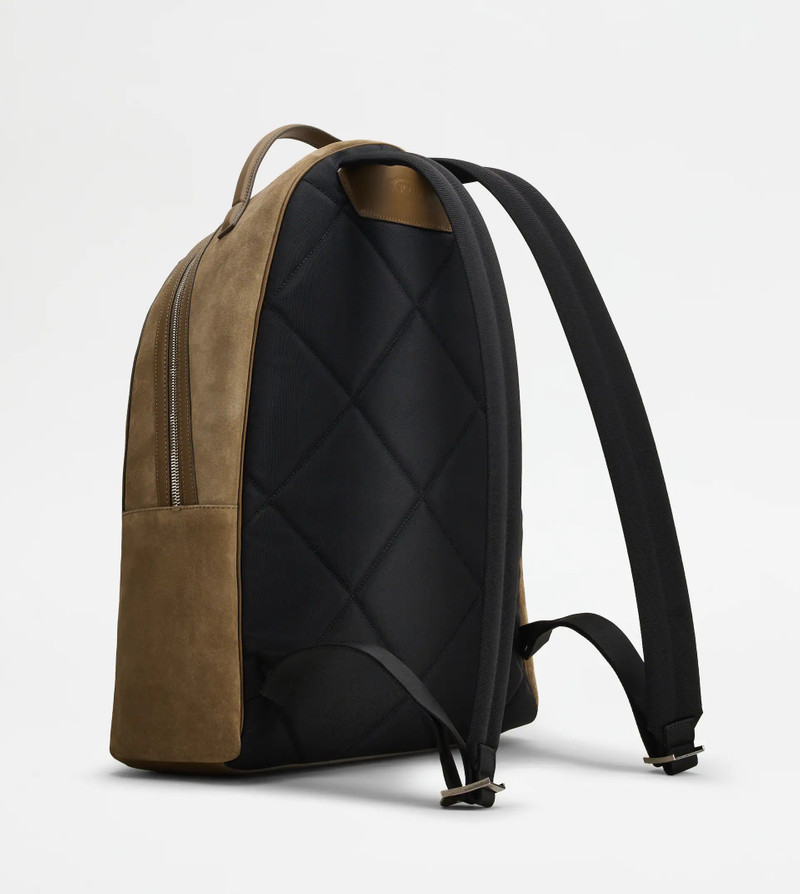 BACKPACK IN SUEDE MEDIUM - BROWN 3