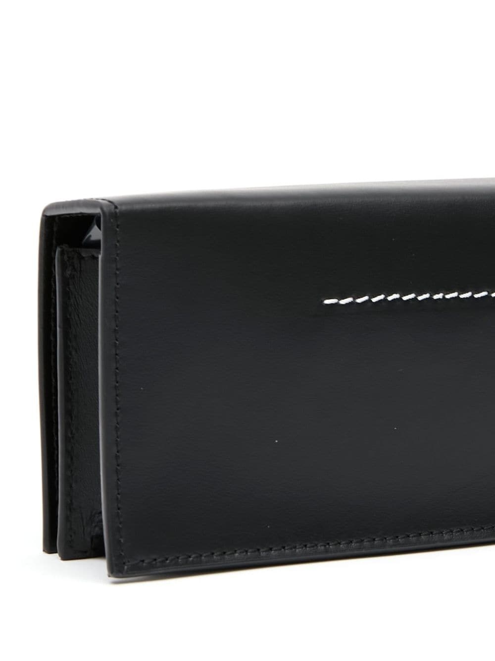 numbers-motif leather shoulder bag - 7