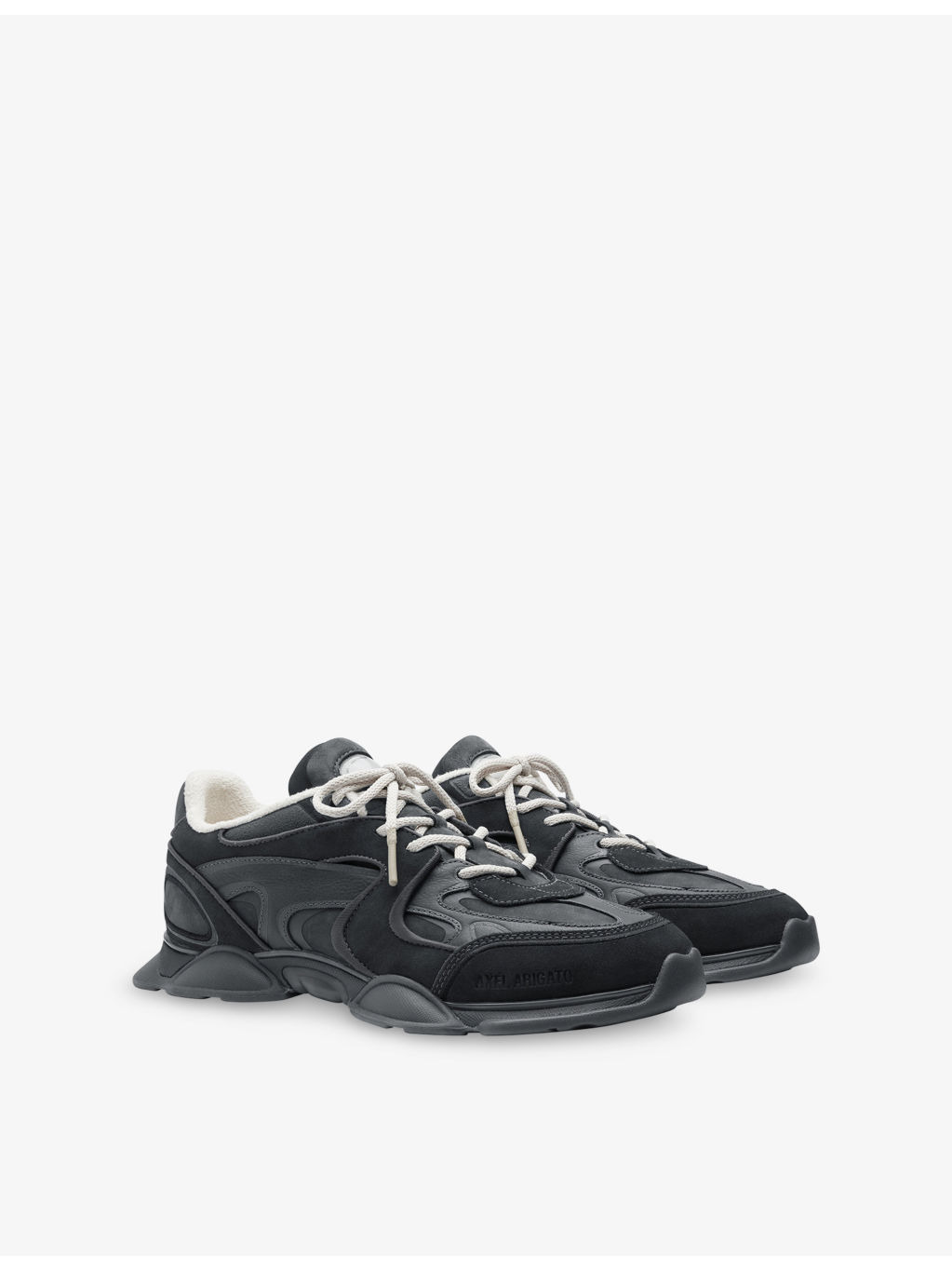 Eris Leather and Suede Trainers - 4