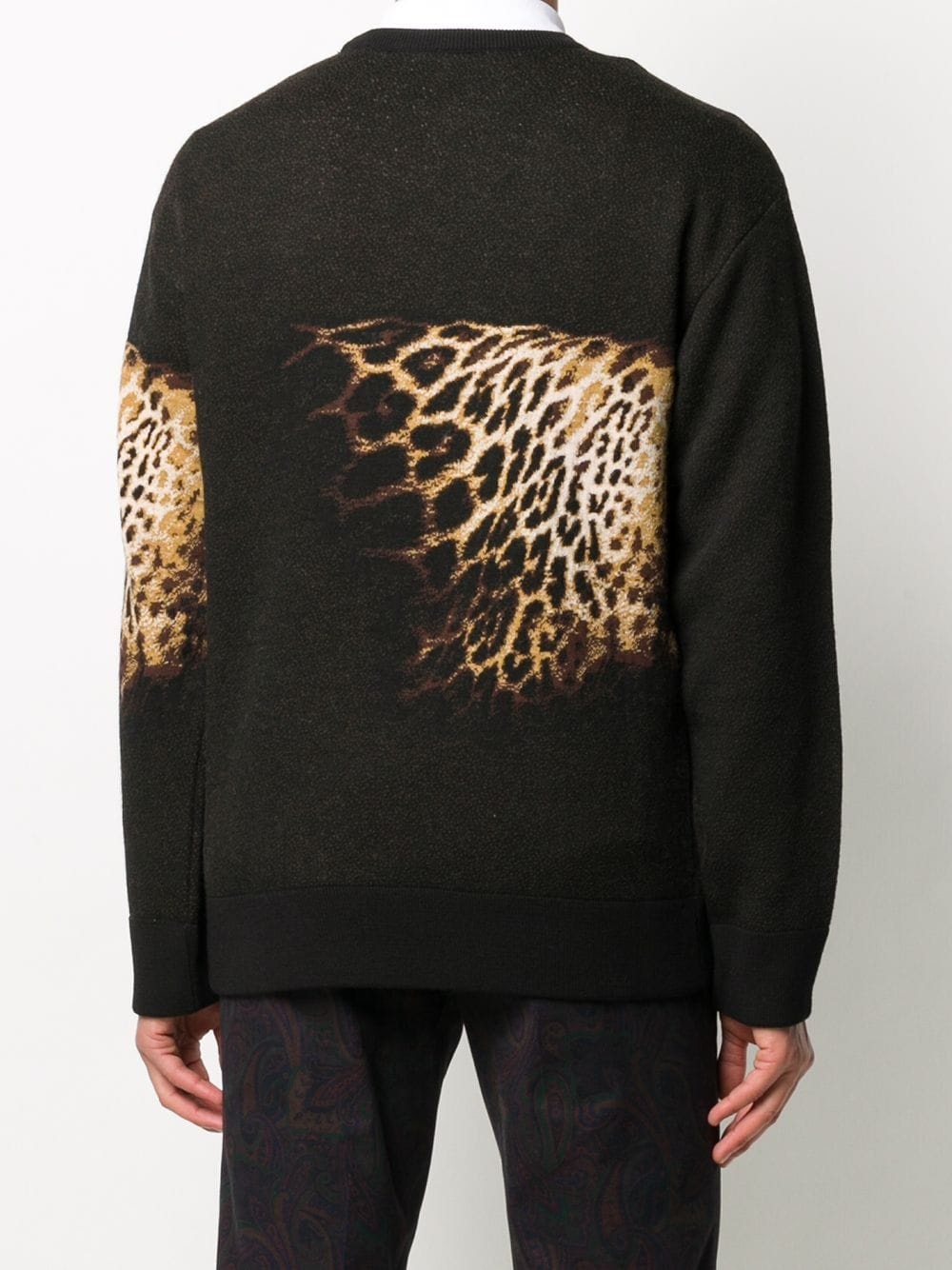 leopard intarsia jumper  - 4