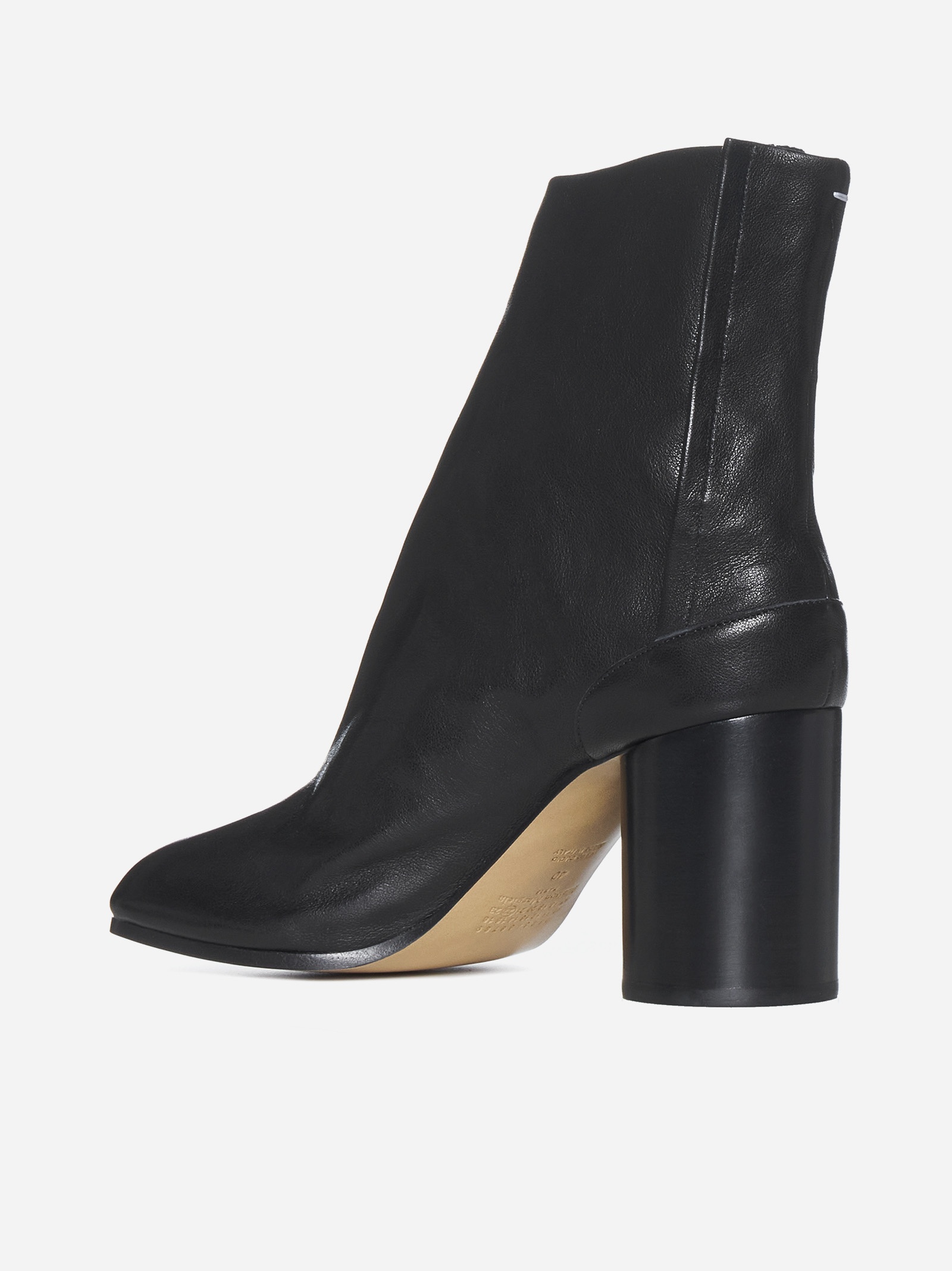 Tabi leather ankle boots - 3