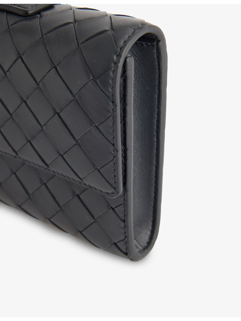Andiamo Flower Leather Clutch Bag - 7