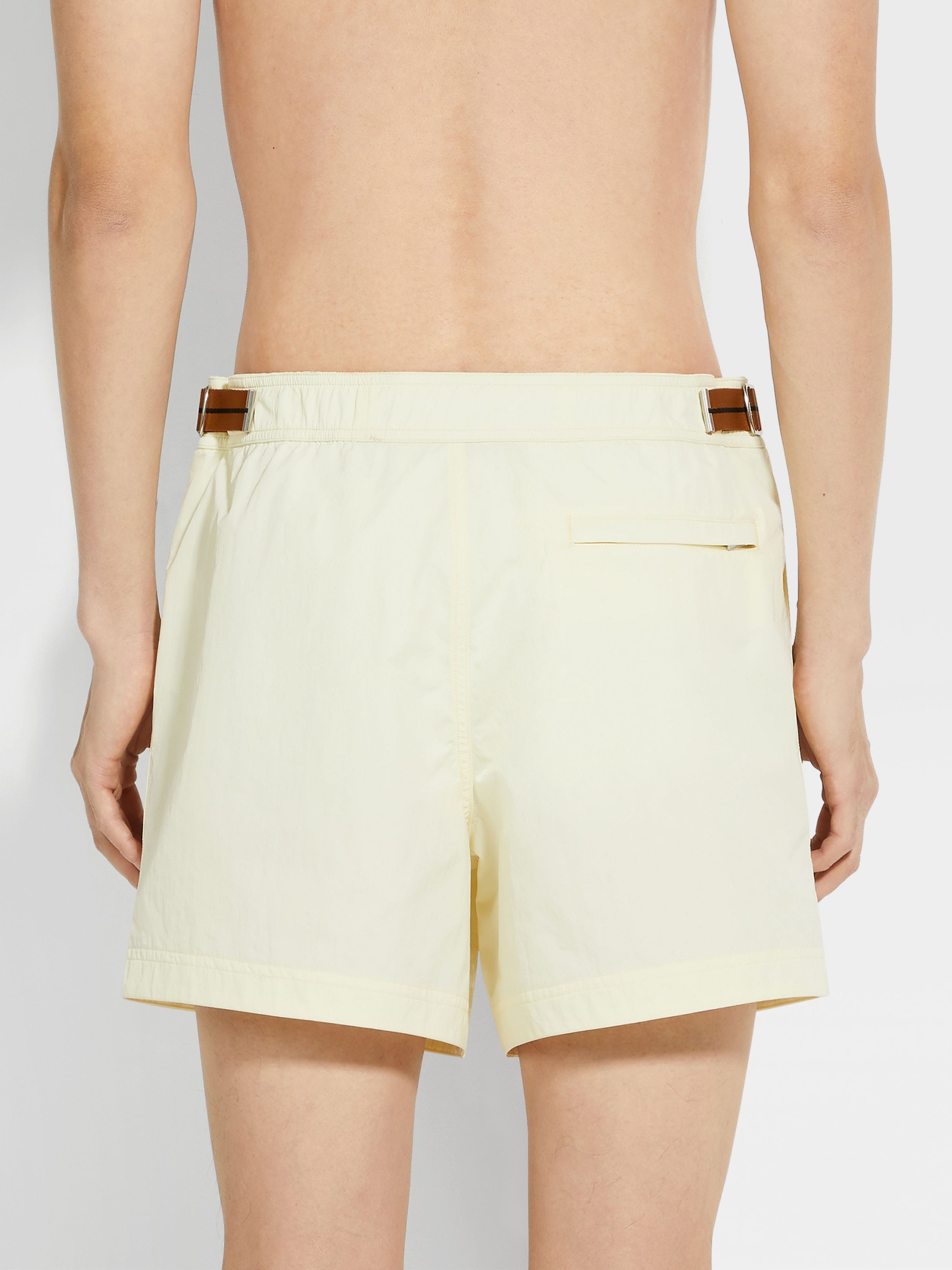 ZEGNA 232 ROAD BRAND MARK SWIM TRUNKS - 3