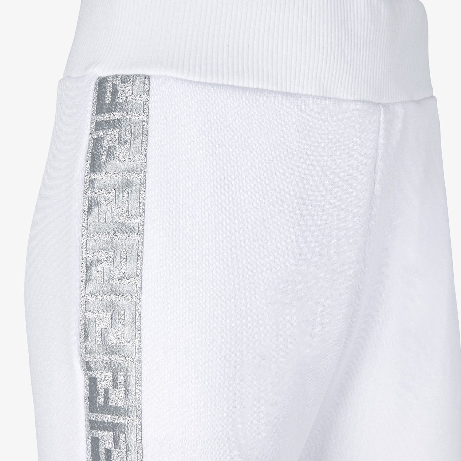 White jersey jogging pants - 3