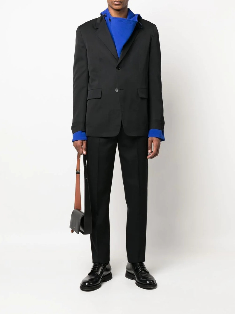 Jil Sander slim-fit single-breasted suit outlook