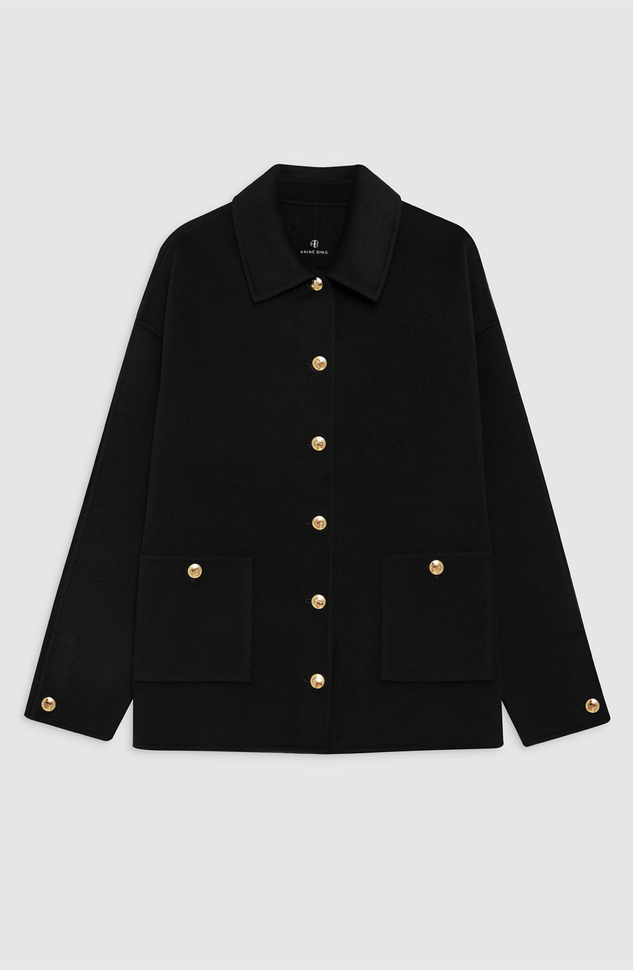 ANINE BING Luca Cashmere BlendJacket in Black at Nordstrom - 4