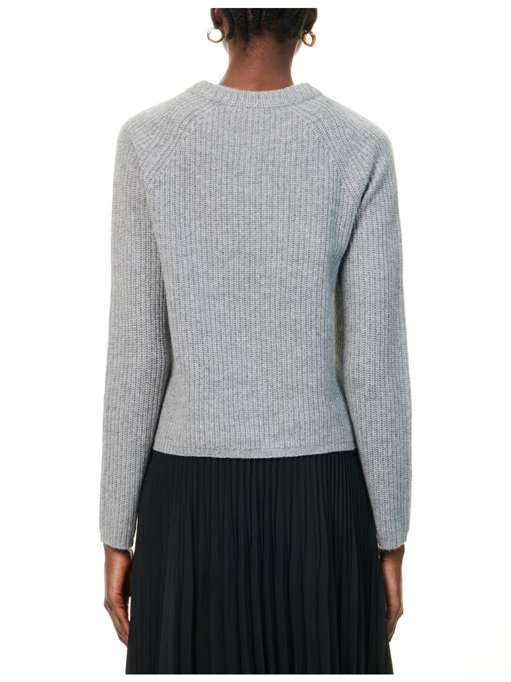 Fisherman Raglan-Sleeves Cashmere Jumper - 4