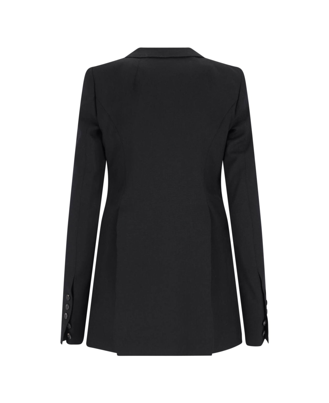 Single-breasted Wool Blazer - 2