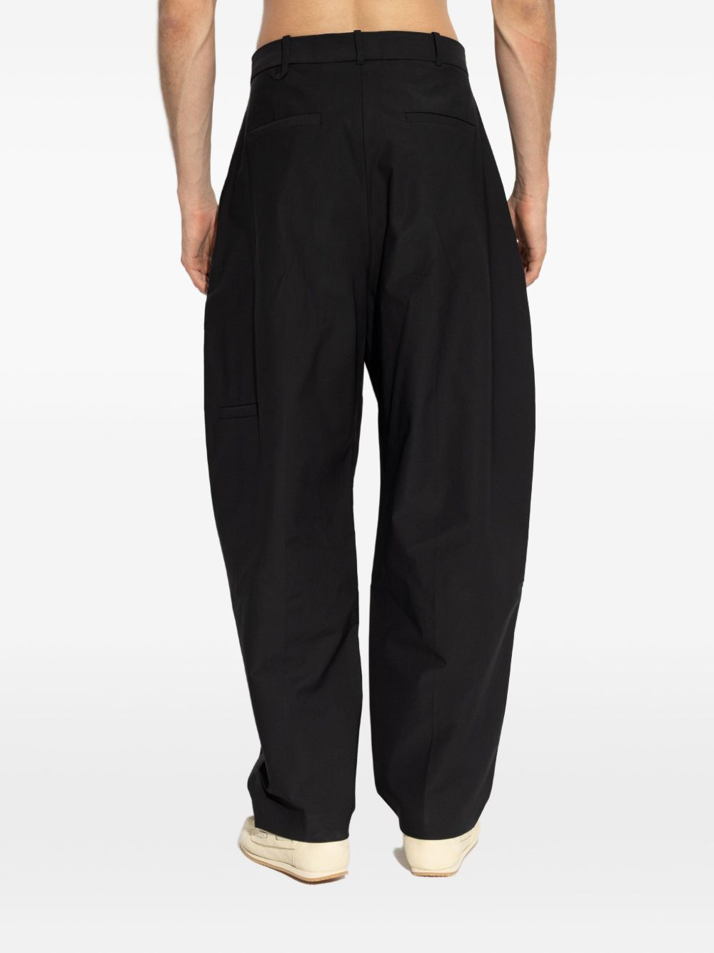 pleated-front trousers - 4