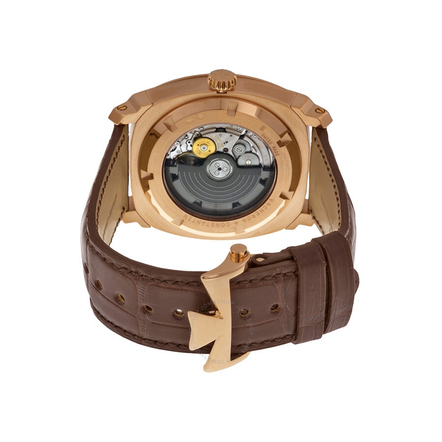 Vacheron Quai De L'ile Silver Dial Brown Leather Men's Watch 86050000R-I0P29 - 3