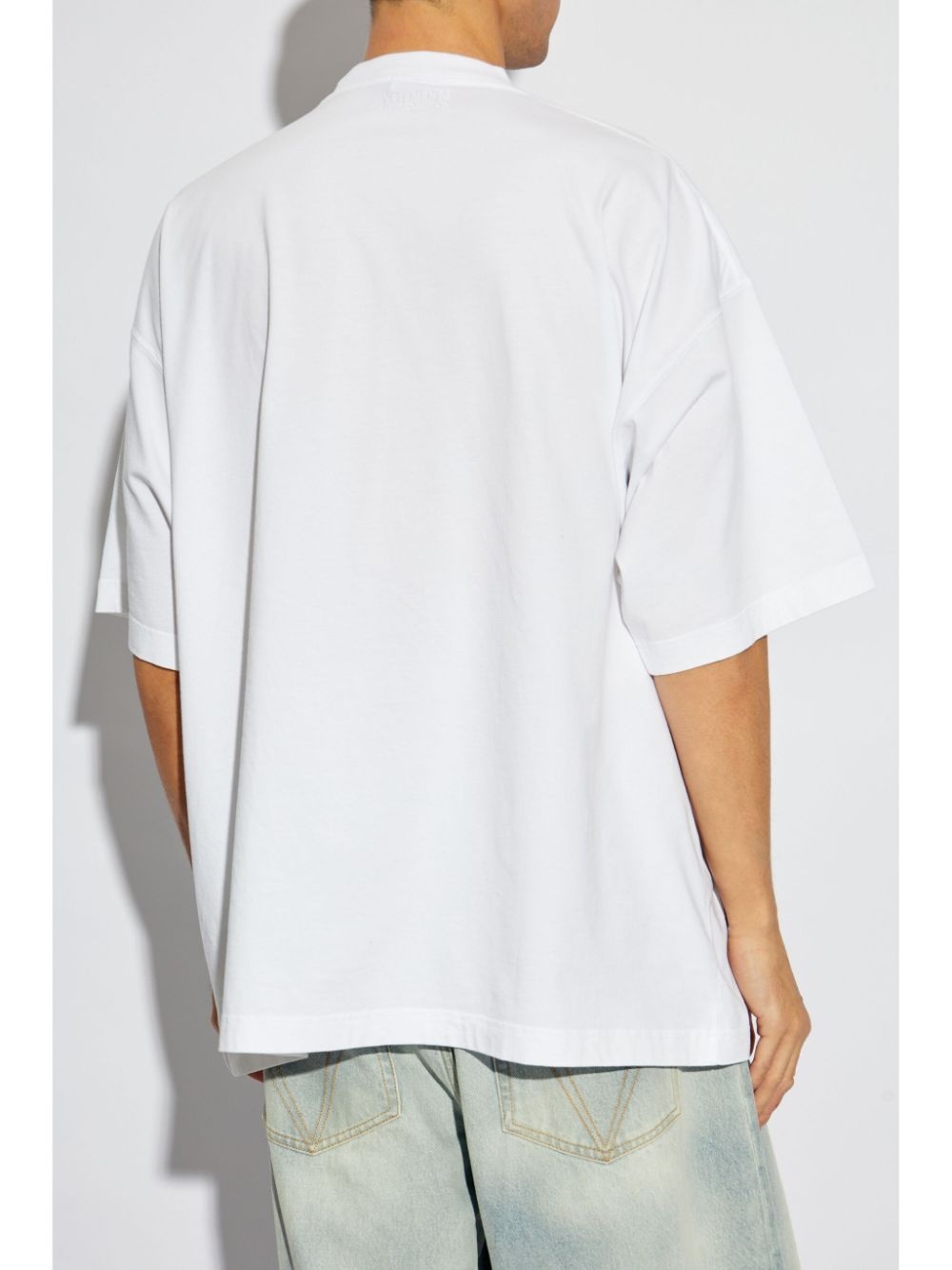 logo-print cotton t-shirt - 4