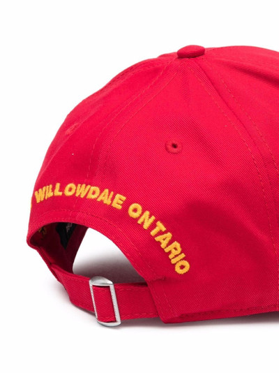 DSQUARED2 embroidered twill cap outlook