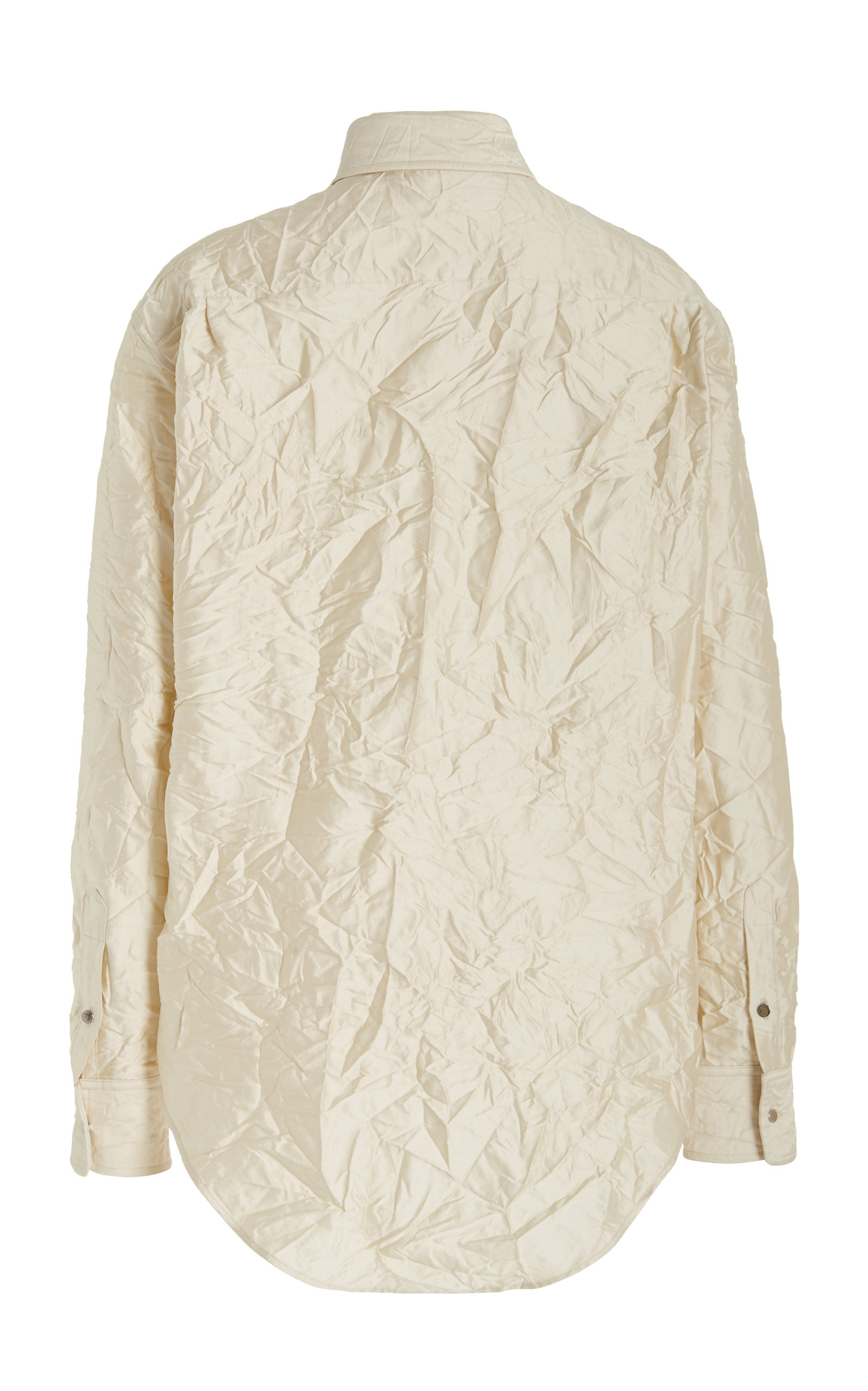 Boyfriend Button-Up Shirt white - 3
