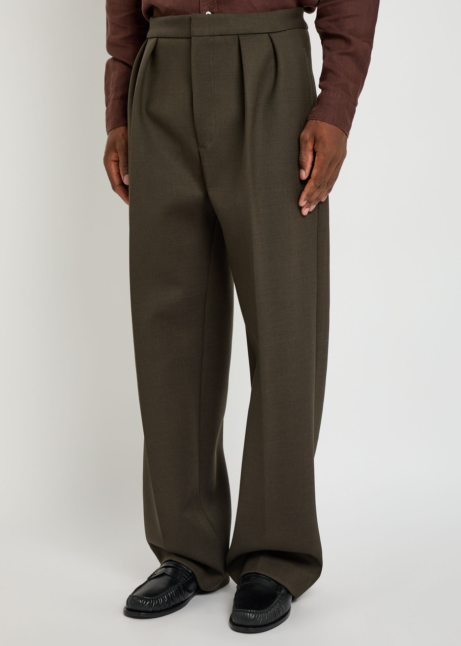 Jacquemus Le Pantalon Citta Woven Straight-leg Trousers - 2
