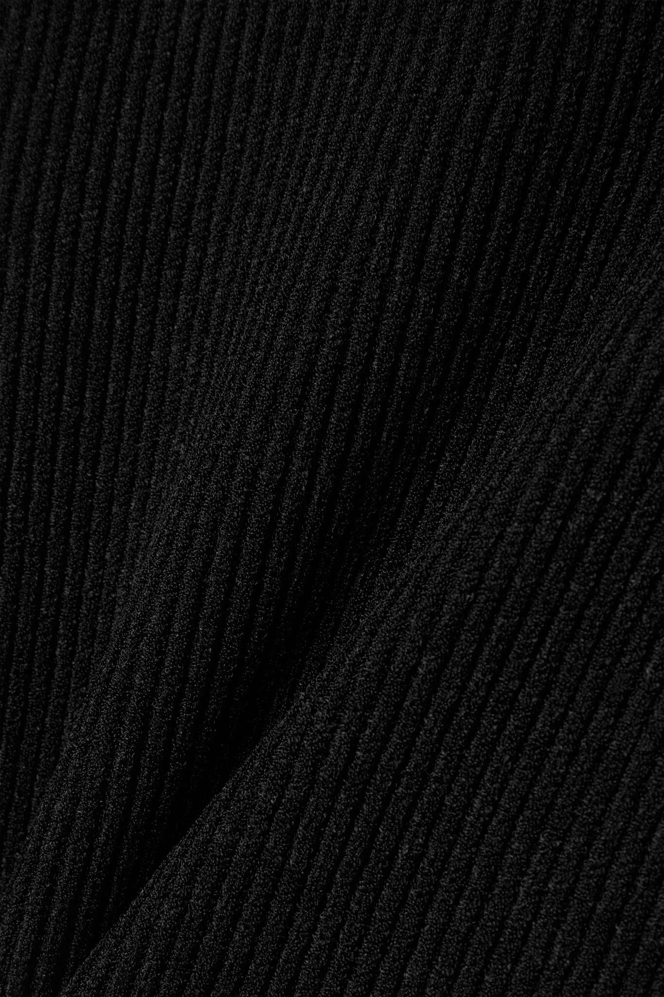 Rumer strapless ribbed-knit midi dress - 5