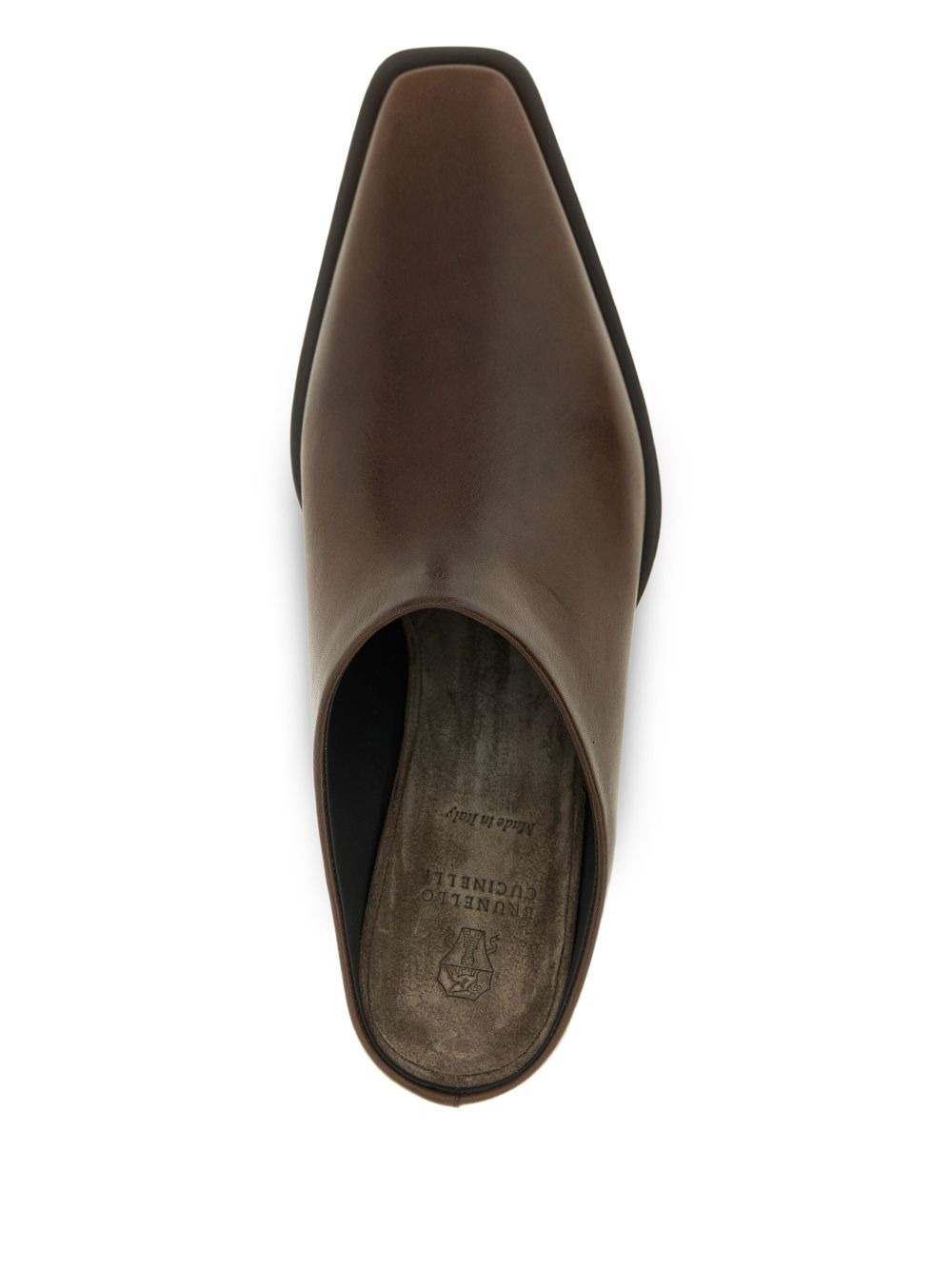 Brunello Cucinelli Women Leather Sabot - 3