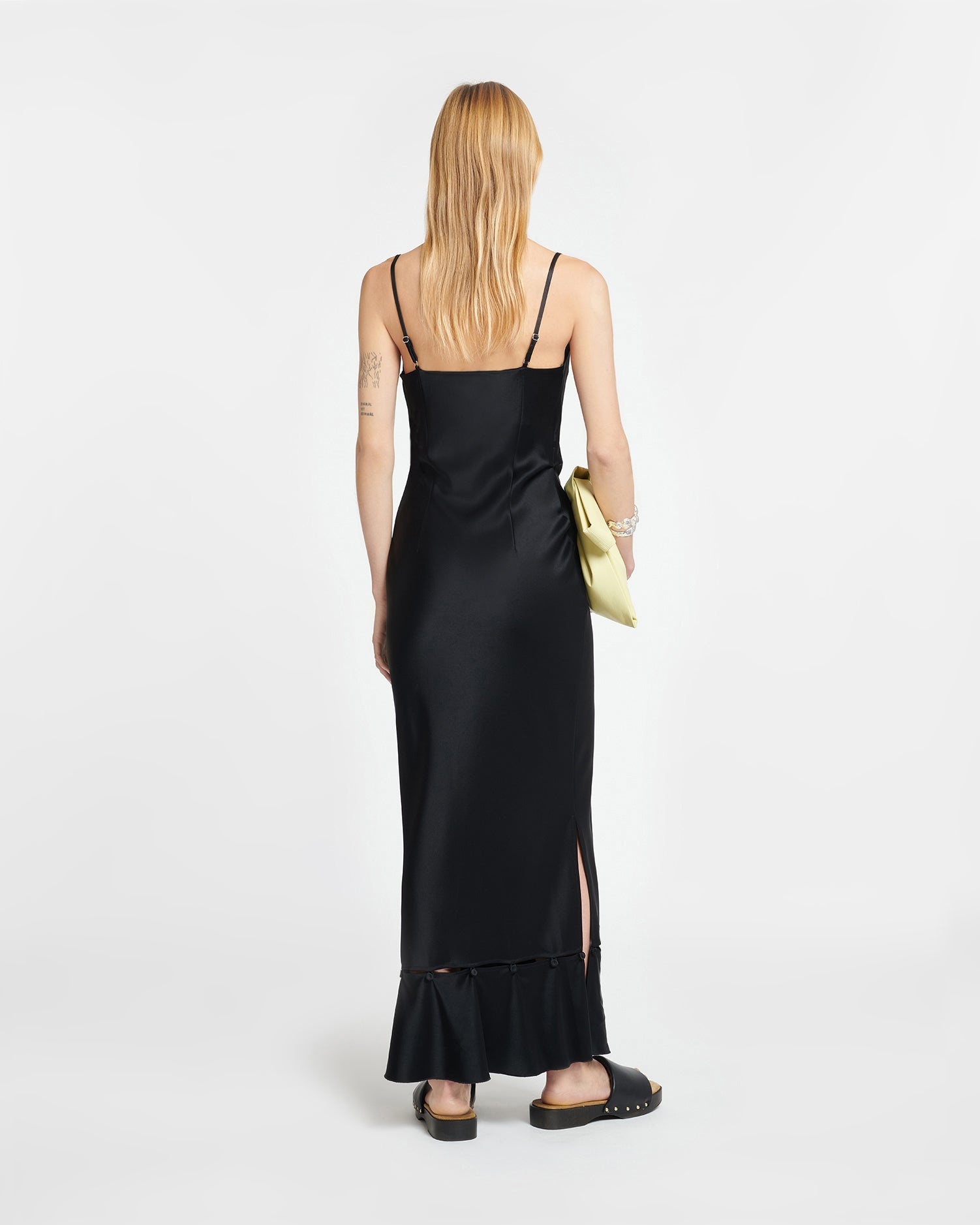 Slip Satin Maxi Dress - 4