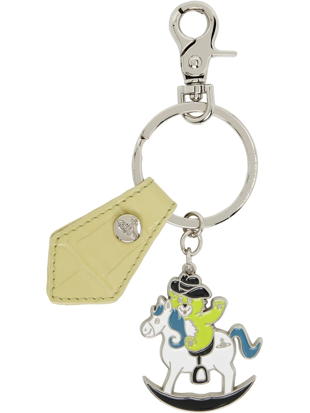 Rocking Horse Teddy Keychain - 1