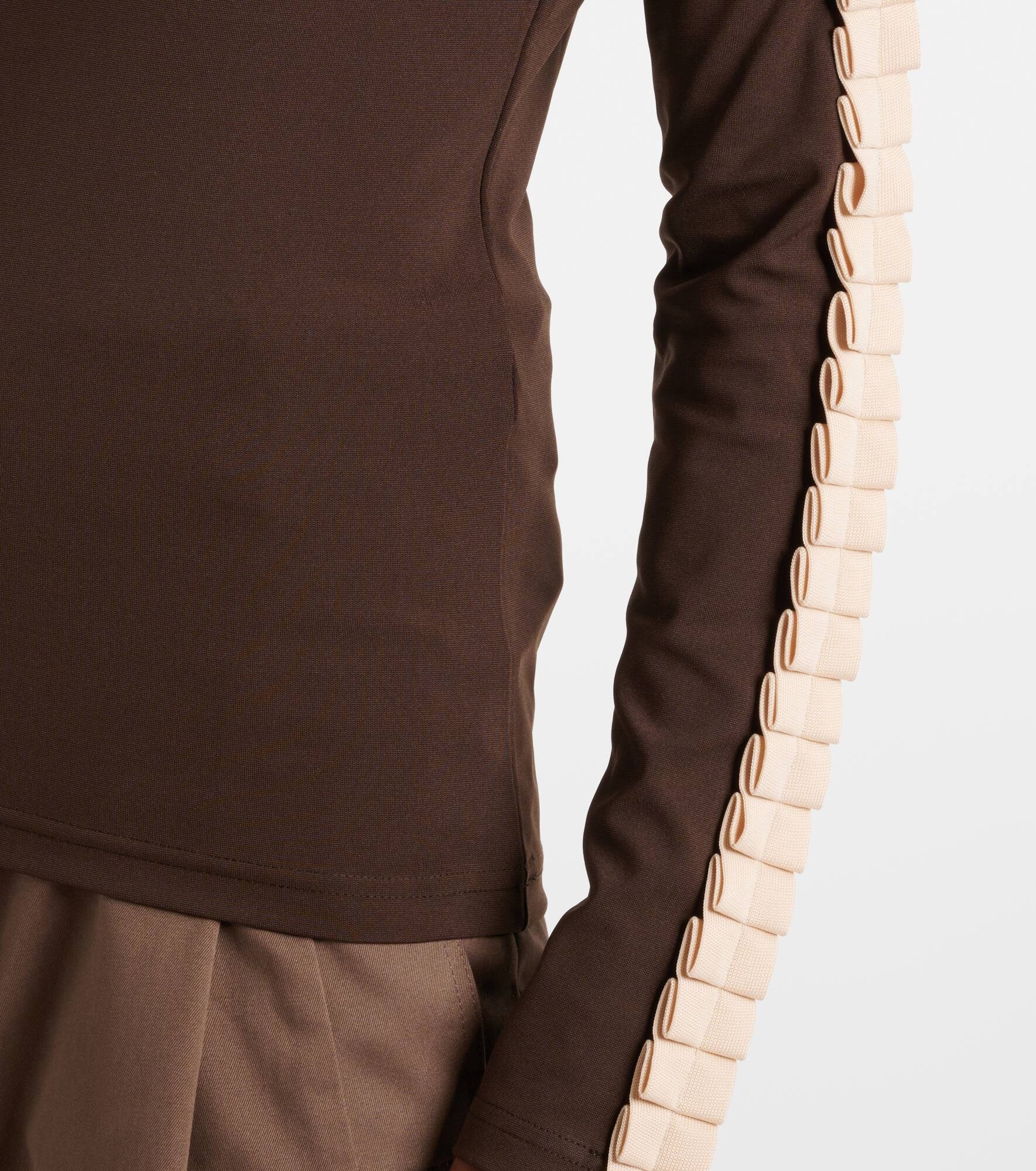 Pleated jersey top - 6