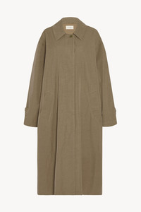 The Row Rocco Coat in Cotton and Cashmere | REVERSIBLE