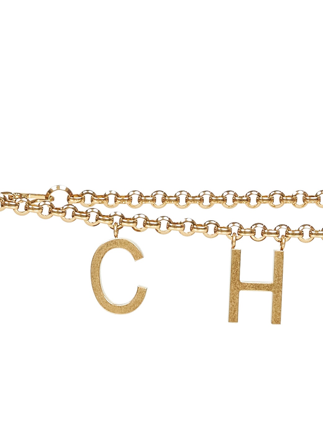 Gold Chloé Letters jewelry belt - 2