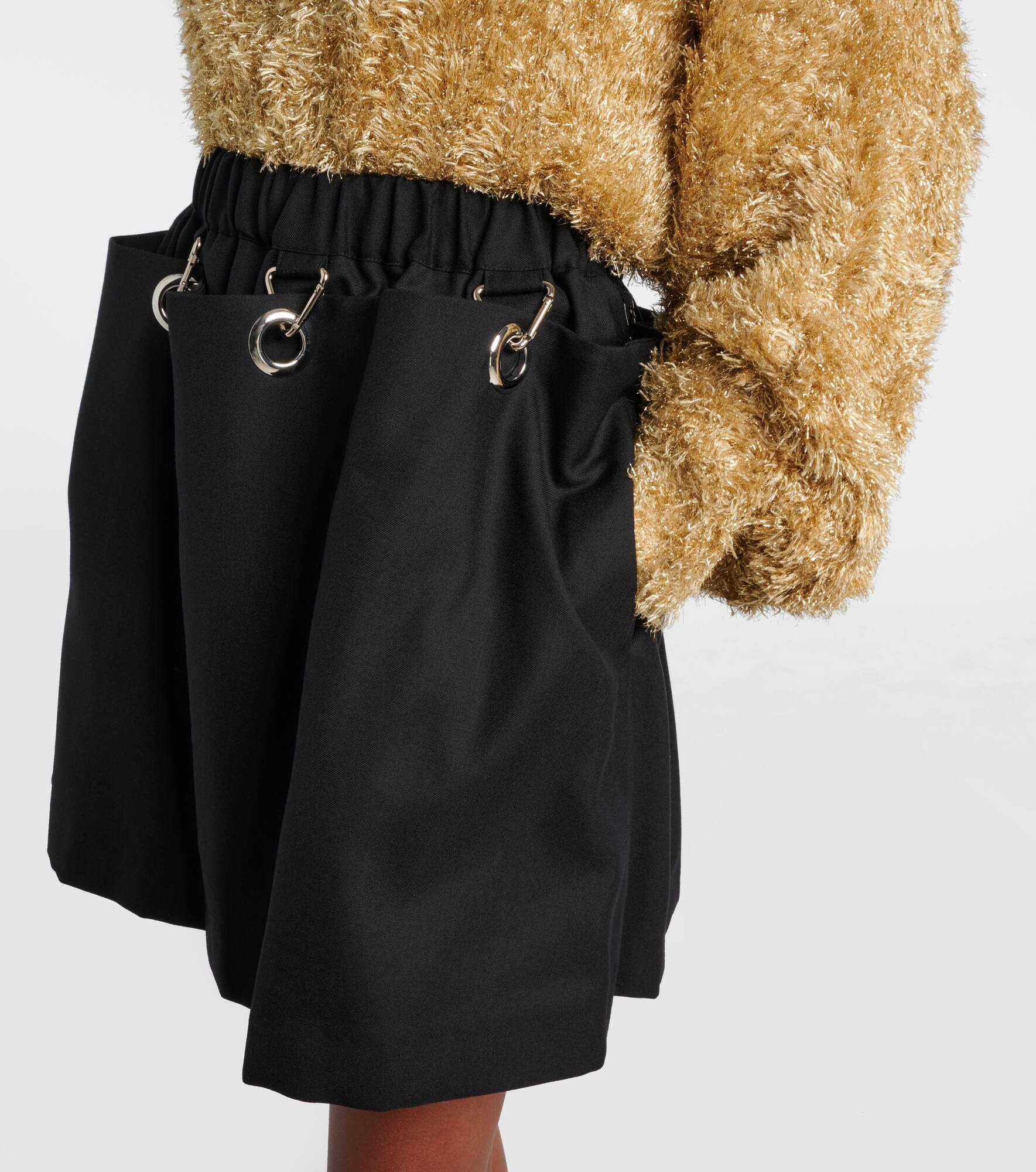 Wool miniskirt - 4