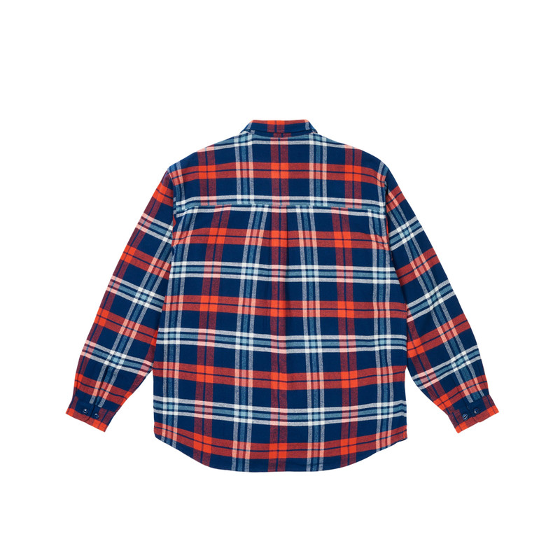 PALACE CHECK SHIRT BURNT ORANGE outlook