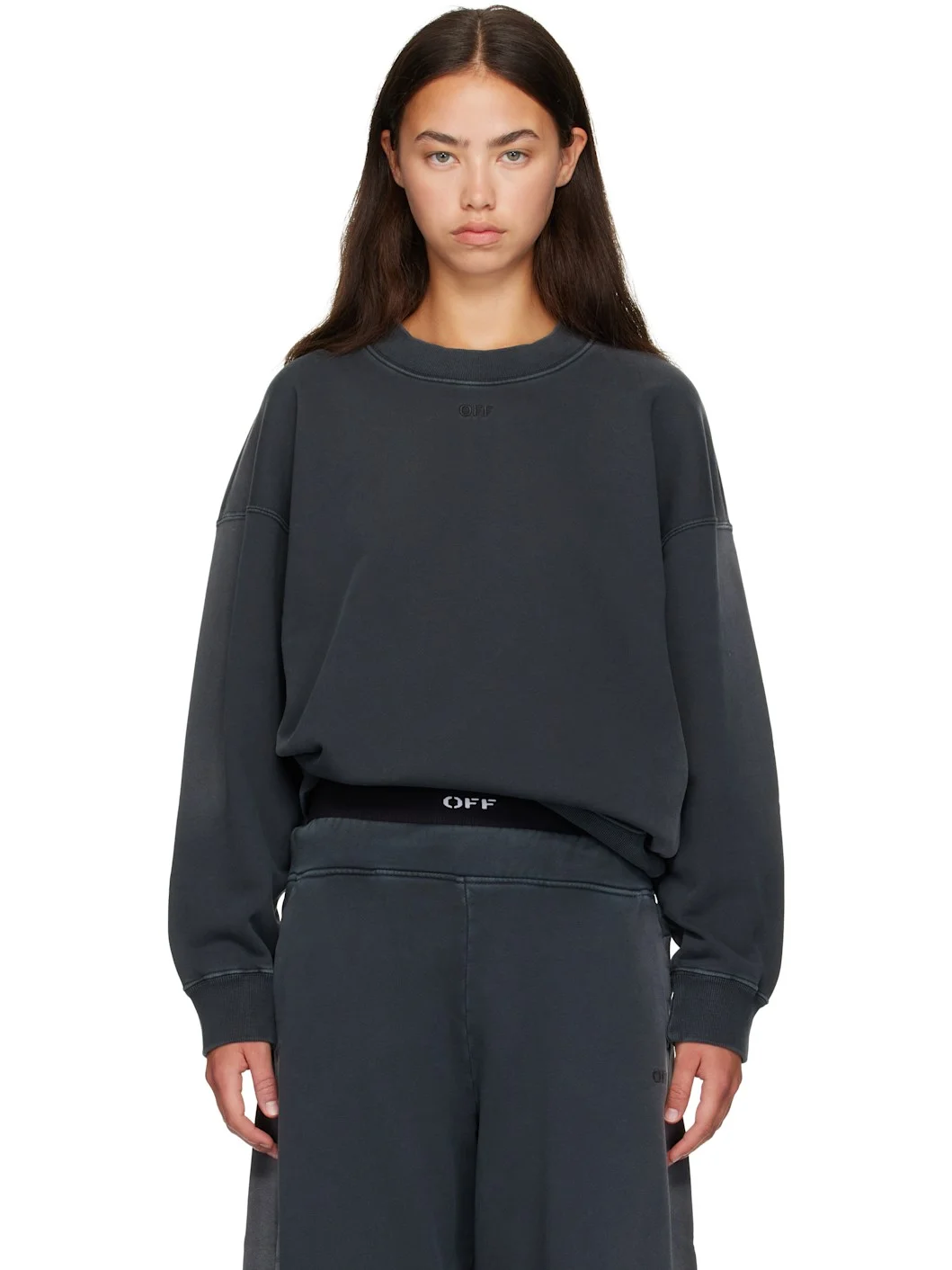 Gray Laundry 'Off' Sweatshirt - 1