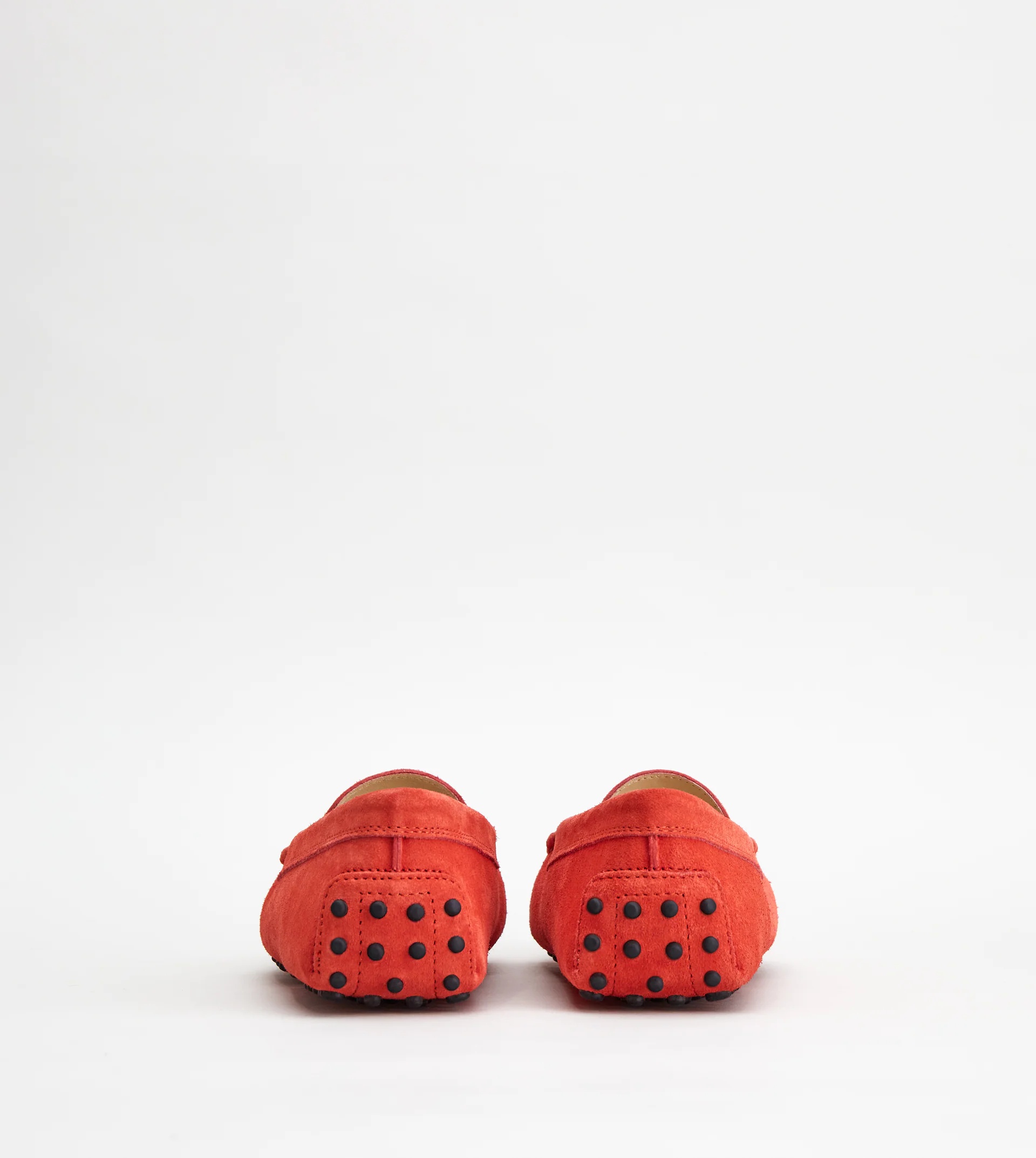 GOMMINO DRIVING SHOES IN SUEDE - RED - 3