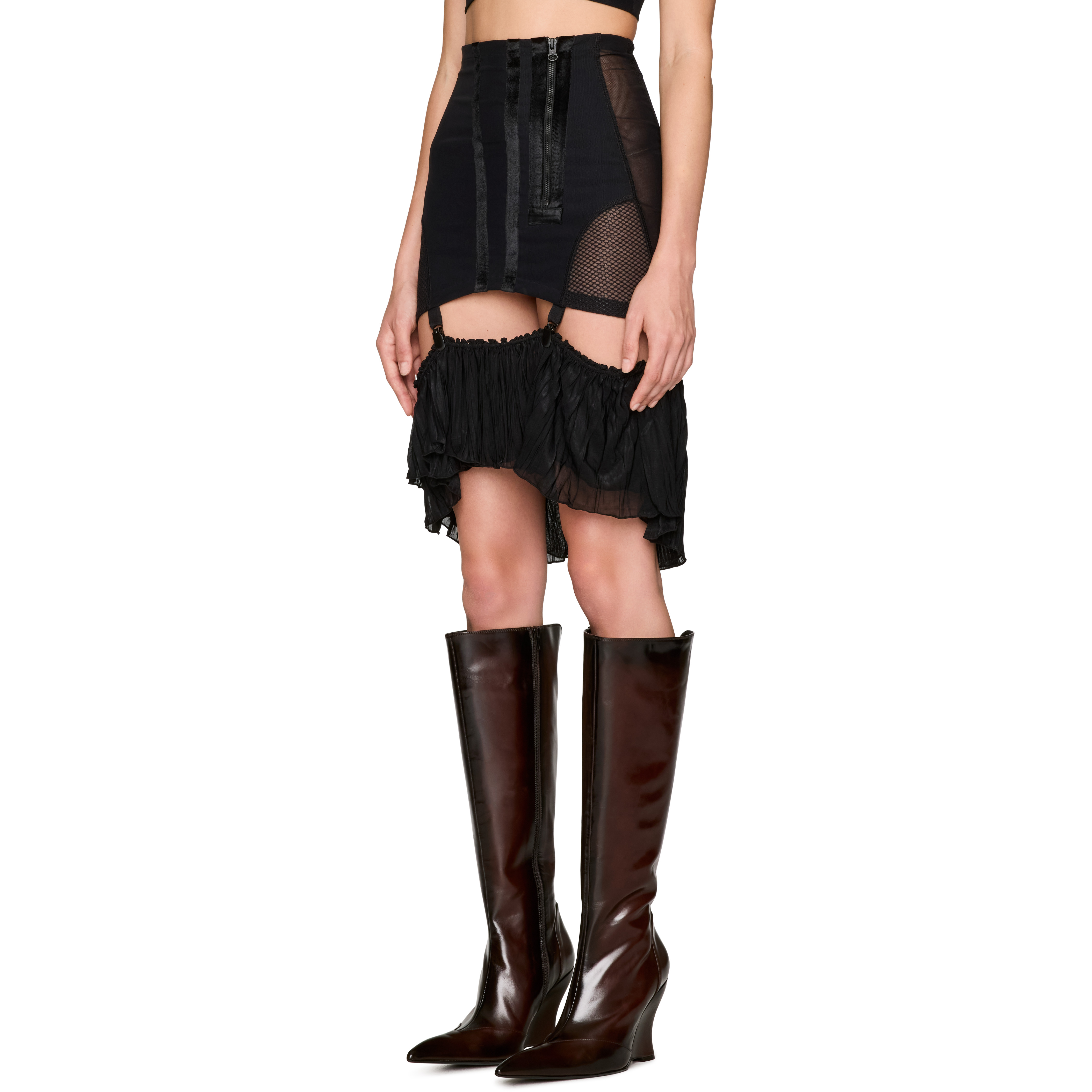 Uma Girdle Mini Skirt - 2