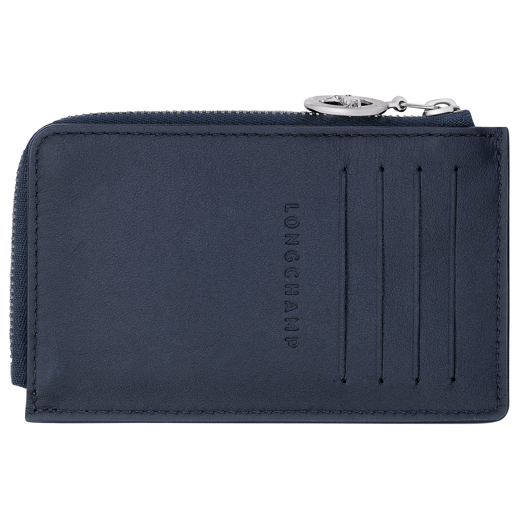 Le Pliage Xtra Card holder Navy - Leather - 2