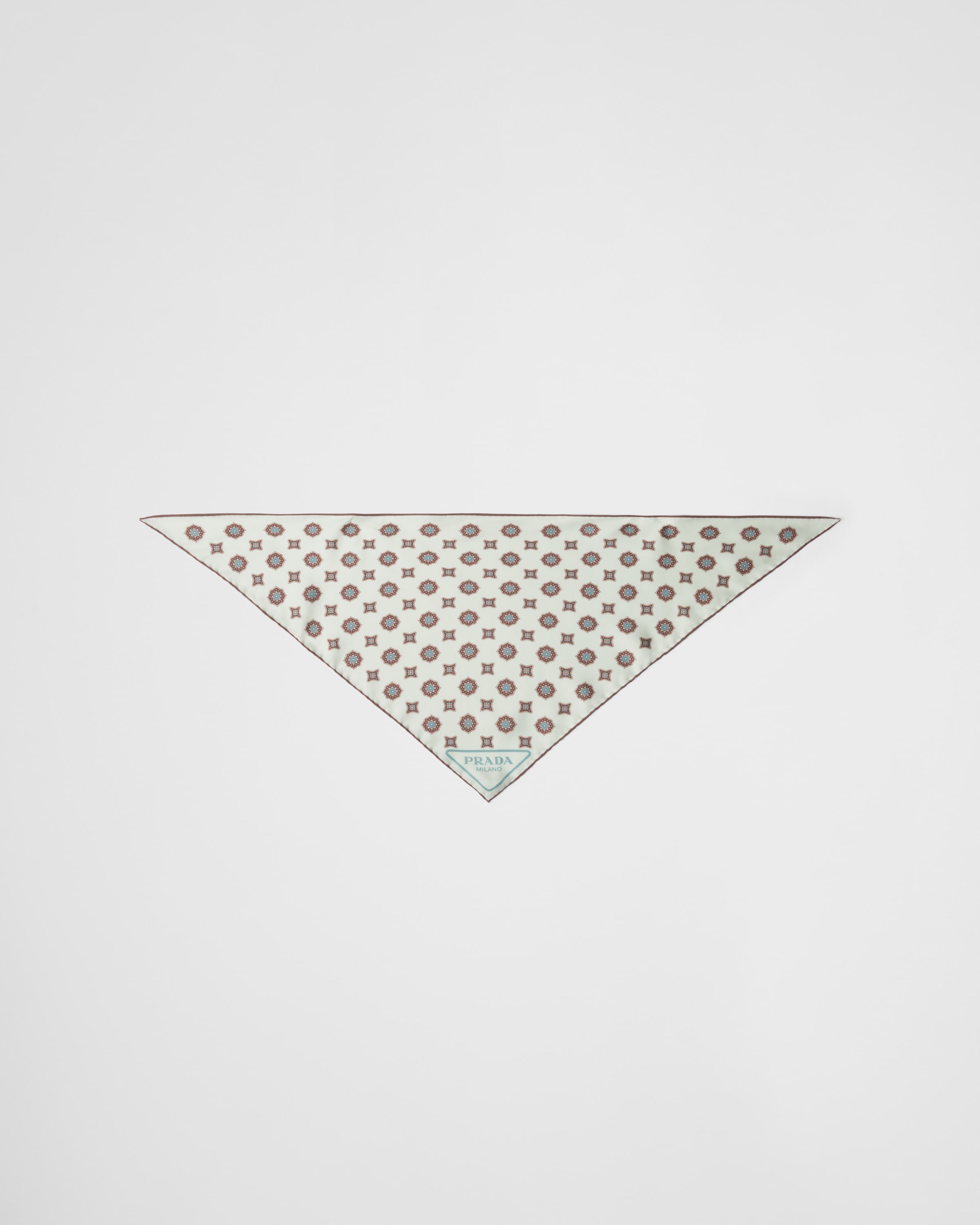 Printed silk twill scarf - 3