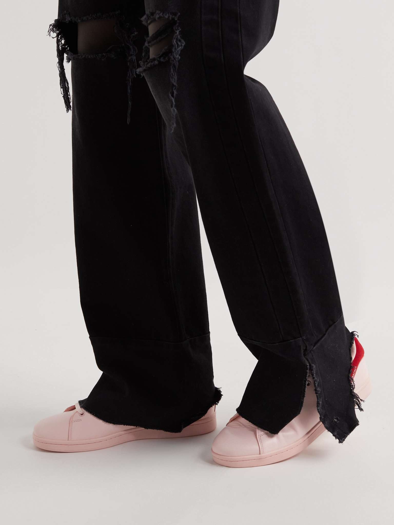 Orion Suede-Trimmed Leather Senakers - 2